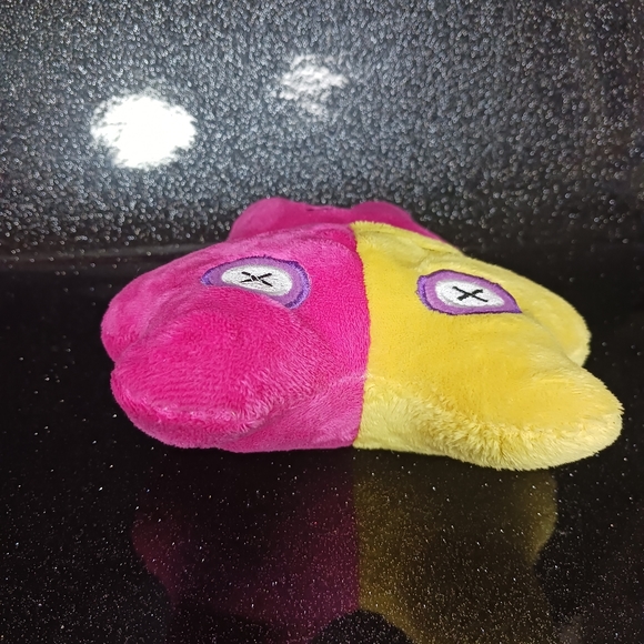 Fuglies Pink & Yellow Monster Plushi. - Picture 4 of 5